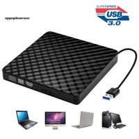 Ổ đĩa CD-ROM DVD-RW VCD gắn ngoài kết nối USB 3.0 chất lượng cao cho máy tính