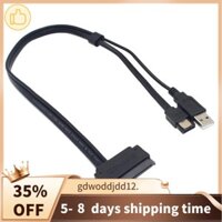 Ổ đĩa cứng 2,5 inch cao cấp SATA 22Pin sang eSATA Data USB Bộ chuyển đổi cáp để tối ưu hóa cho SSD, Hỗ trợ UASP SATA III EC-SSHD