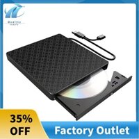 Ổ đĩa DVD gắn ngoài USB 3.0 Type-C USB Máy nghe nhạc di động màu đen với khe cắm SD / TF & USB3.0 Ổ đĩa quang cho máy tính xách tay PC