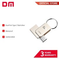 Ổ đĩa Flash kim loại 2in1 USB Stick Type-C 16gb 32gb 64gb 128gb Bộ nhớ USB 2 trong 1 PD059