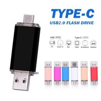 Ổ đĩa Flash kim loại Type-c 4GB 8GB 16GB 32GB 64GB 128GB USB Flash Drive Memory Stick USB 2.0 cho máy tính bảng Android
