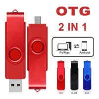 Ổ đĩa flash OTG USB 2.0 64GB 32GB 16GB 3 trong 1 Ổ đĩa bút tốc độ cao Micro USB dính