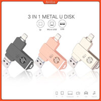 Ổ đĩa flash usb 3.0 1TB 128GB 512GB 256GB 64GB 32GB 3 trong 1 OTG chống nước tốc độ cao ios cho iphone6 / 7 / 8 / X / XR / 11 / 12 / 13 Dễ dàng mang theo