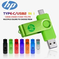 Ổ đĩa Flash USB HP OTG Type C Pen Drive 512GB 1TB 2TB Ổ đĩa Flash Micro USB cho HUAWEI SAMSUNG XIAOMI VIVO