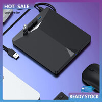 Ổ đĩa quang gắn ngoài tốc độ cao COOD Ổ đĩa Dvd gắn ngoài Usb 3.0 tốc độ cao Usb 3.0 Type-c Ổ đĩa Dvd Rw gắn ngoài cho Windows / mac Slim Đầu đọc đĩa nhỏ gọn Trình phát ghi âm