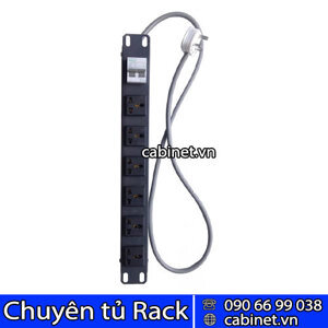 Ổ điện 6 port có CB  ECP-6PCB