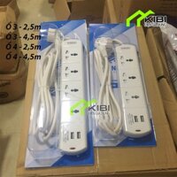 Ổ điện chống giật, ổ cắm usb nhiều cổng HINOKI 2500W