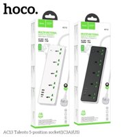 Ổ điện đa năng Hoco AC13 cổng USB + 1 TYPE-C + 5 ổ cắm điện, dây dài 1.5m.