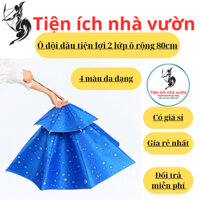 Ô Đội Đầu,Dù Mũ Đội Đầu 2 Tầng Che Nắng Mưa, Câu Cá, Dã Ngoại;  mũ che nắng câu cá ngoài trời Gồm 4 màu.