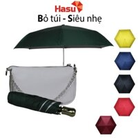 Ô dù cầm tay gấp gọn - Ô dù mini bỏ túi siêu nhẹ tự động 2 chiều 06 màu lựa chọn
