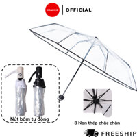 Ô Dù Che Mưa NAMIKO Trong Suốt Chụp Ảnh Phong Cách Hàn Quốc