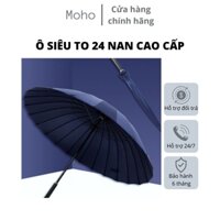 Ô dù cỡ lớn cán dài 24 nan chống lật