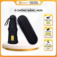 Ô dù gấp gọn che nắng mưa chống tia uv Ô nhỏ gọn 2 lớp tiện lợi đa dụng vải dù dày dặn