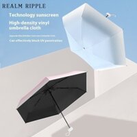 Ô dù nhỏ gọn in hình con bướm có khả năng chống tia cực tím và thiết kế sành điệu