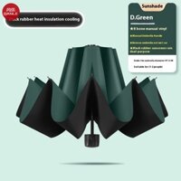 Ô dù Sun Umbrella Keo đen chống tia cực tím Ô chống nắng nữ