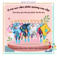 Ô Dù Trẻ Em Chống tia UV, Ô Viền Phản Quang Cao Cấp - Ô Dù Cho Bé Yêu Đi Mưa, Che Nắng Với Nhiều Mẫu Hoạt Hình Dễ Thương