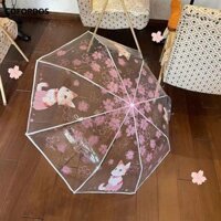 Ô dù trong suốt COFORDOS, Ô gấp ba lần bằng tay, Phim hoạt hình Cat Sakura Chụp ảnh chống đỡ ô mưa