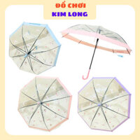 Ô DÙ TRONG SUỐT HOẠT HÌNH CINNAMONROLL MY MELODY CAPYBARA KUROMI CẦM TAY CHE MƯA HỌA TIẾT CUTE DỄ THƯƠNG