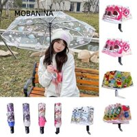 Ô dù trong suốt MOBANINA, Ô gấp thủ công Sanrio chống thấm nước hoạt hình Ins Kuromi Melody, ô gấp dày chống mưa Cinnamoroll Hello Kitty
