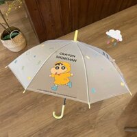 Ô Dù Trong SuốT Ô cán dài mờ chống nắng ô Hoạt hình dễ thương