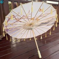 Ô dù tua rua vải lụa ISITA, Ô giấy dầu cổ điển phong cách Trung Quốc 70cm, Ô dù múa cổ điển chống mưa cổ điển cho bé gái