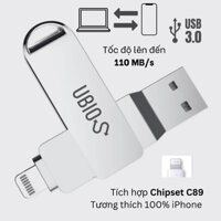 Ổ Flash USB OTG Pendrive 32GB 64GB 2 trong 1 ThumbDrive 3.0 OTG cho iPhone PC Laptop