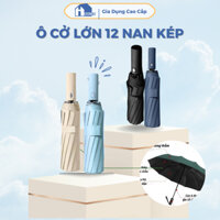 Ô gấp gọn chống tia UV 12 nan, ô loại lớn, che nắng , che mưa HOONBI O36