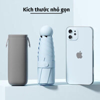 Ô Gấp Gọn Lamita Che Mưa Mini Bỏ Túi Chống Thấm Chống UV Cực Tốt