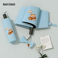 Ô gấp hình gấu trúc hoạt hình dễ thương có khả năng chống tia cực tím cho trẻ em