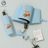 Ô gấp hình gấu trúc hoạt hình dễ thương có khả năng chống tia cực tím cho trẻ em