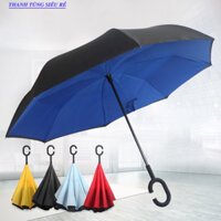 Ô gấp ngược. Dù Đi Mưa 2 Chiều Gấp Ngược. Dùng cho ô tô và đi bộ, Dù Đi Mưa Che Nắng Chống Tia UV (Nhiều Màu)