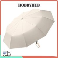 Ô gấp ngược HOBBYHUB, ô dù sọc phản quang chống gió có tay cầm ô UV, ô dù tự động được gia cố hoàn toàn