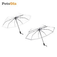 Ô gấp trong suốt Ô có thể gập lại Ô dù di động thực tế Ô chống mưa chống nước cho ba lô Đường leo núi