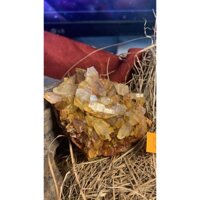 ổ hoa stone thạch anh Citrine vàng tự nhiên năng lượng Vũ trụ