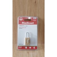 Ổ khóa 3 mã số Hiệu Kwikset 90250-169, rộng 20mm, chất liệu đồng thau - Hàng chính hãng