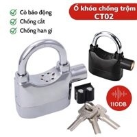 Ổ khóa báo động chống trộm CT02 thông minh – Chống chìa khóa vạn năng, cắt trộm, báo động khi có tác động chạm vào khóa