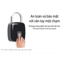 Ổ khóa bảo mật vân tay mini thông minh - ShopToro - AsiaMart