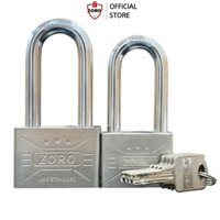 Ổ khóa càng dài ZORO thép hardened cao cấp 5 phân và 6 phân,chìa muỗng,khóa bấm,hàng chính hãng