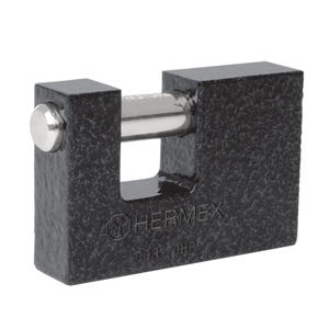 Ổ khoá cầu ngang hợp kim chống cắt 70mm Hermex COR-70HP