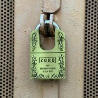 Ổ khóa chống cắt ZORO cao cấp 6 phân chìa tròn bông lúa càng chống cắt - khóa ngoaig trời chống gỉ