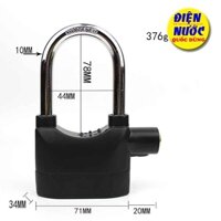 Ổ khóa chống trộm có báo động càng dài 70mm