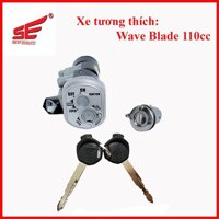 Ổ KHÓA CHỐNG TRỘM XE MÁY HONDA WAVE BLADE 110CC DÒNG 2 CẠNH THƯƠNG HIỆU SE