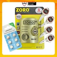 Ổ khóa chụp báo động chống trộm ZORO chìa kiếm vàng đồng - Ổ khóa chống trộm,khóa chụp chống cắt toàn diện