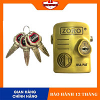 Ổ khóa chụp báo động chống trộm ZORO chìa kiếm vàng đồng - ổ khóa chụp chống cắt toàn diện,CHỤP HÚ