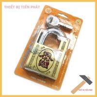 Ổ Khóa Cửa Chống Cắt VIỆT TIỆP Thần Tài Phong Thủy 60mm No.01622, Thân Đồng Thau, An Toàn Gồm 4 Chìa  (Chính Hãng)