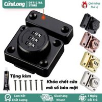 Ổ khóa cửa mã số bảo mật chống trộm mật khẩu 3 số bảo vệ chốt cửa ra vào gia đình nhà kho du lịch nhà để xe