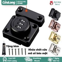 Ổ khóa cửa mã số bảo mật chống trộm mật khẩu 3 số bảo vệ chốt cửa ra vào gia đình nhà kho du lịch nhà để xe