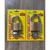 Ổ khóa cửa VƯƠNG NIỆM chìa quạt đồng thau 100% xuất xứ VIỆT NAM bảo hành 12 tháng, Ổ khóa Vương Niệm