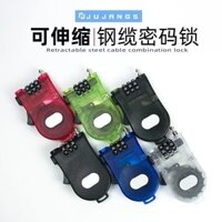 Ổ khóa dây thép, ổ khóa kết hợp, ổ khóa dây hành lý ngoài trời, ổ khóa dây gia đình chống nước chống gỉ, ổ khóa tủ phòng tập thể dục nhỏ ZI5Z