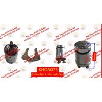 ổ khóa điện 3 chân ngắn đẹp